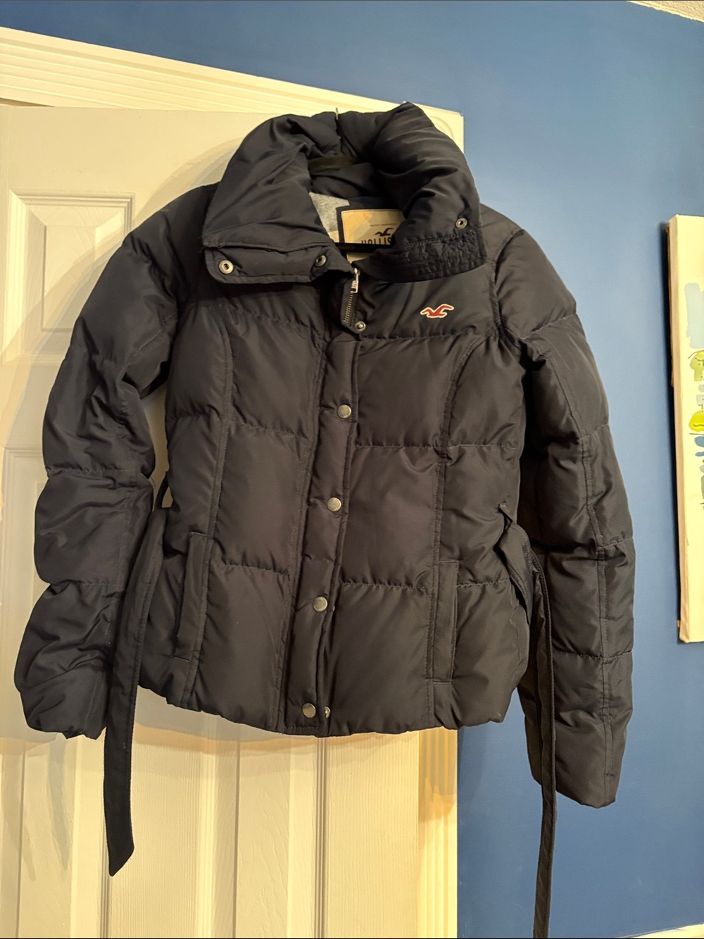 Hollister Down Puffer Jacket - size M - Picture 6 of 7